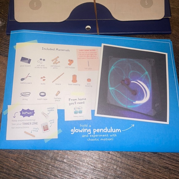 KiwiCo Tinker Crate - NEW - STEM Build Your Own - Glowing Pendulum - Age 9+ - Picture 5 of 5